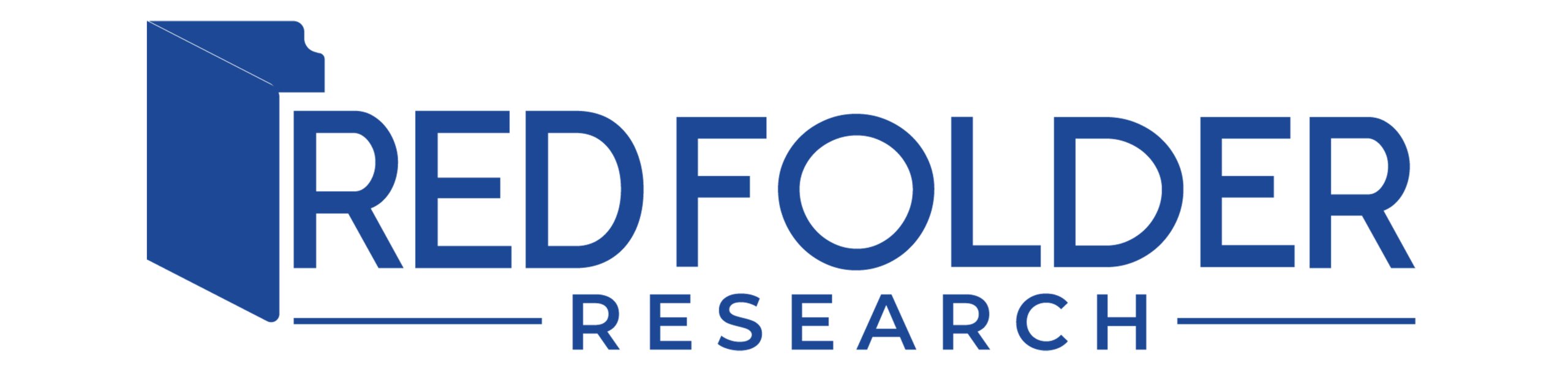 THE LOGO FOR RED FOLDER RESEARCH